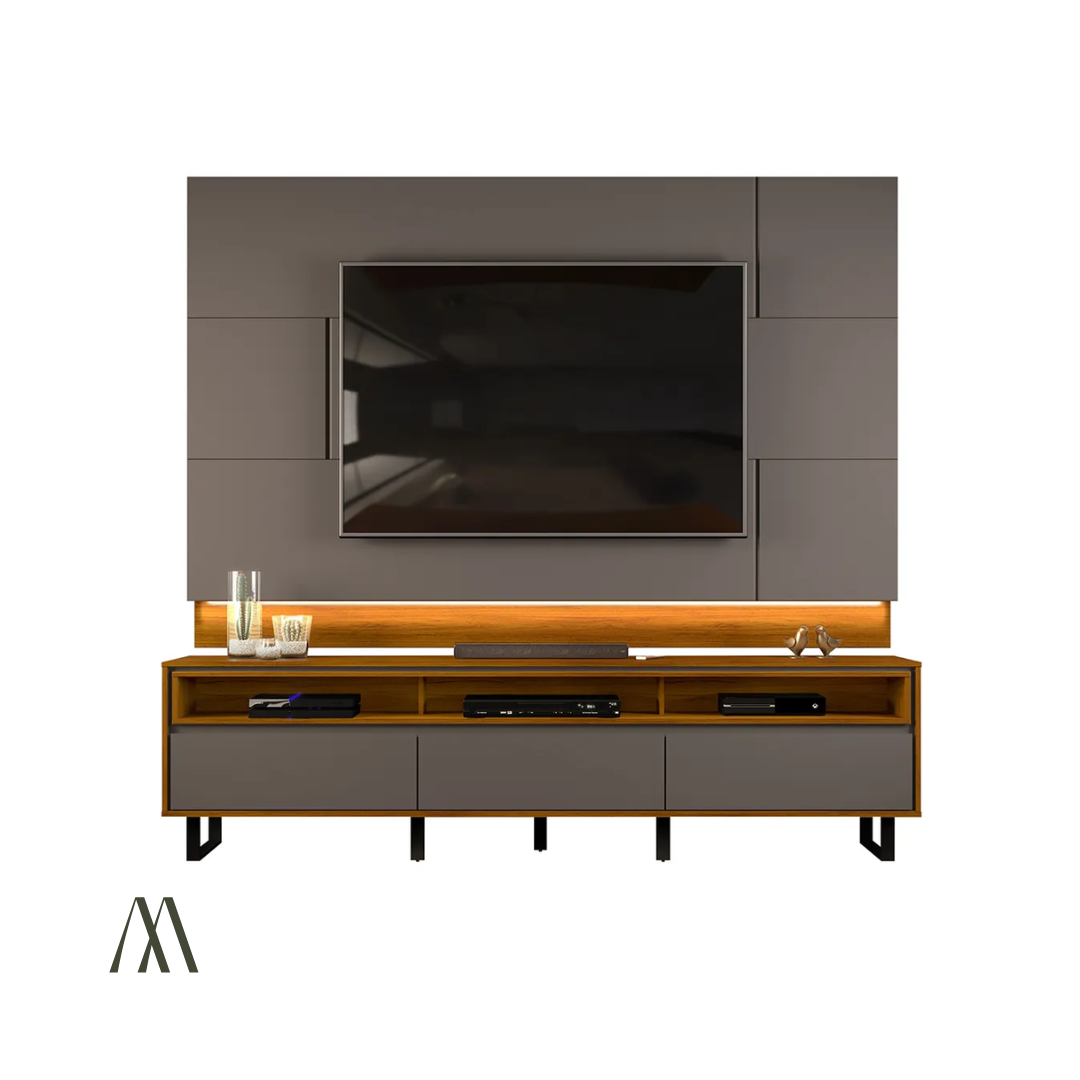 Santi TV Stand with Wall Panel