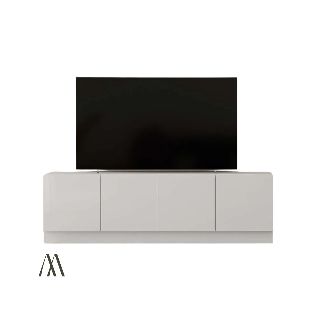 Ivory TV Rack