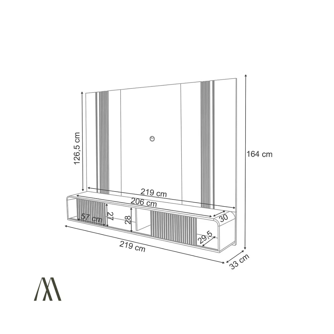 Kingdom TV Wall Panel