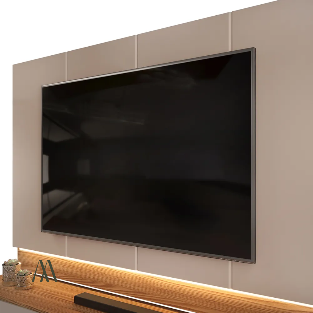 Madrid TV Stand with Wall Panel