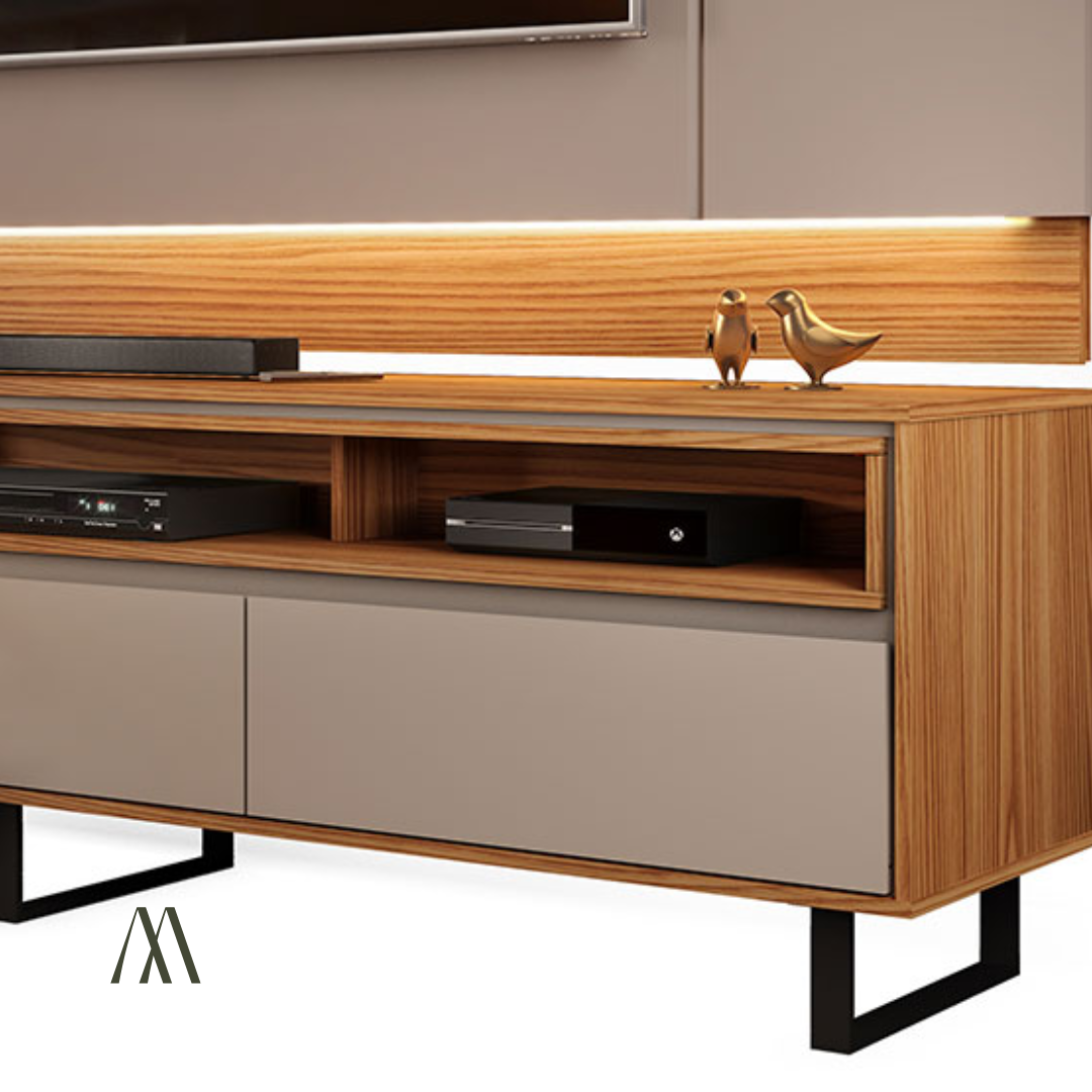 Santi TV Stand with Wall Panel