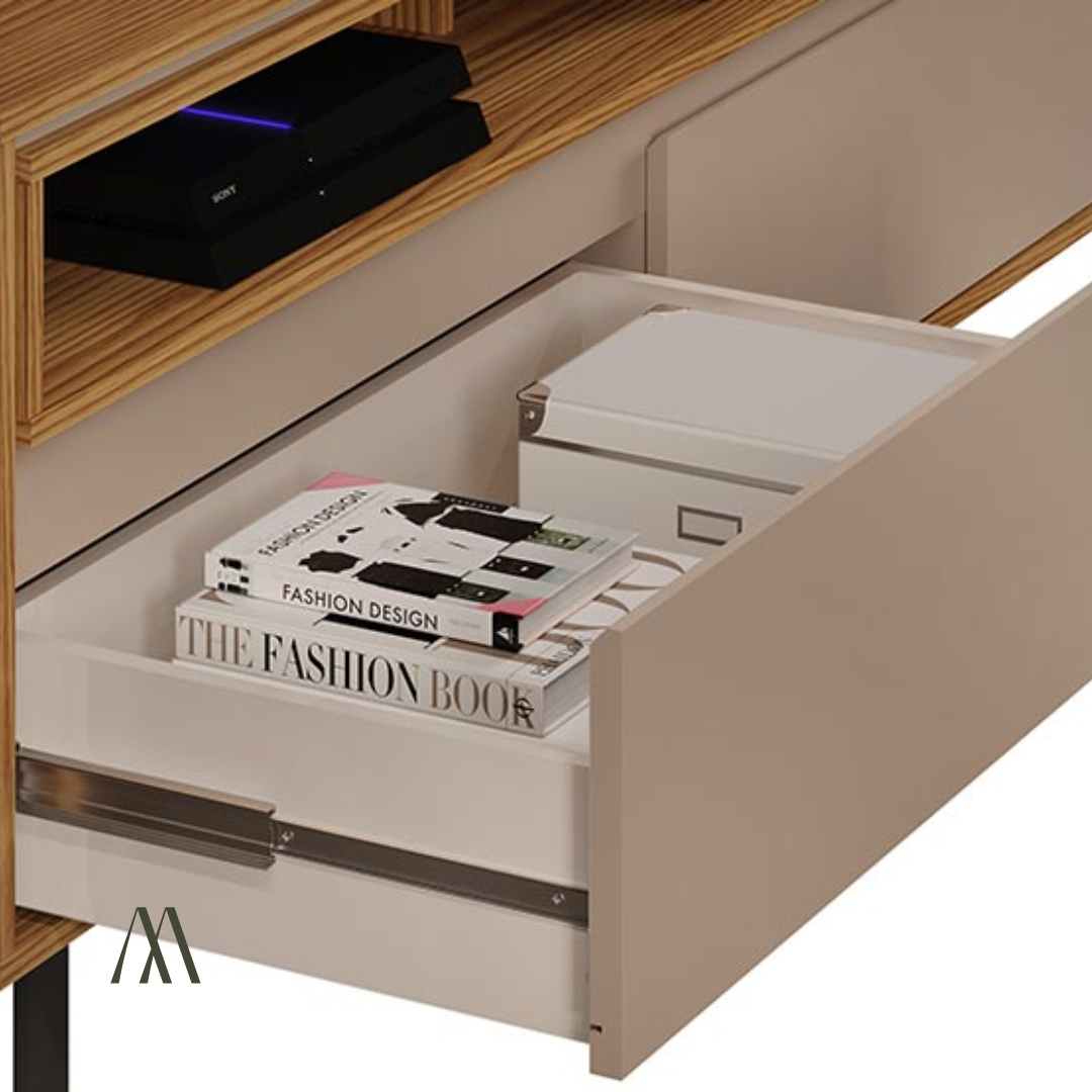 Santi TV Stand with Wall Panel