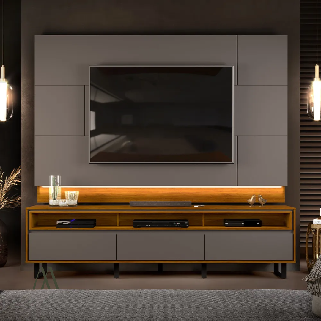 Santi TV Stand with Wall Panel
