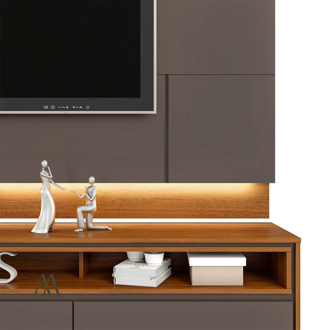 Santi TV Stand with Wall Panel