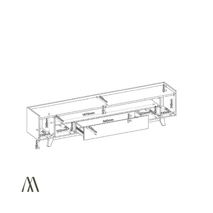 Lilac TV Rack